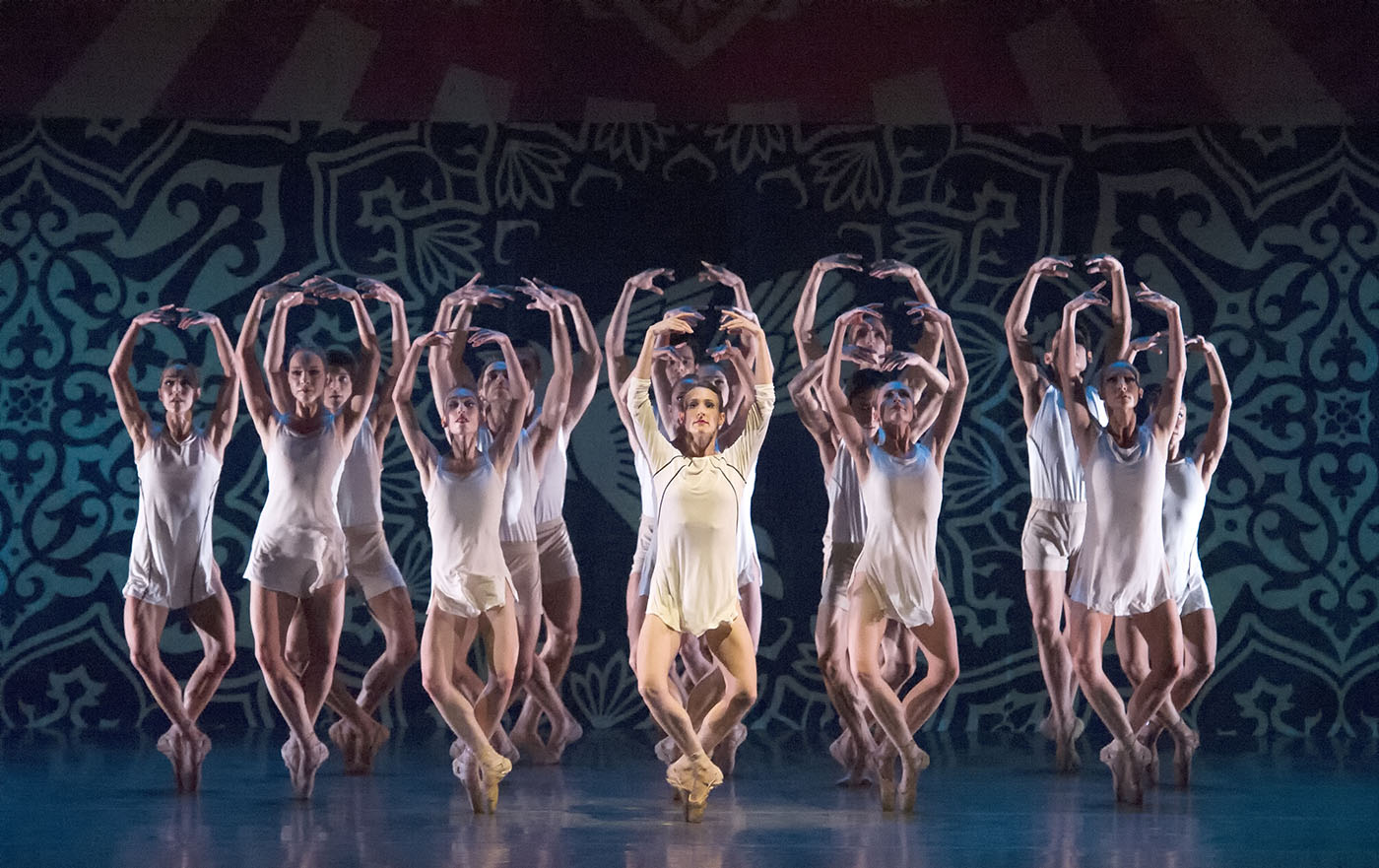 Miami City Ballet in “Heatscape” by Justin Peck. Photograph by Gene Schiavone