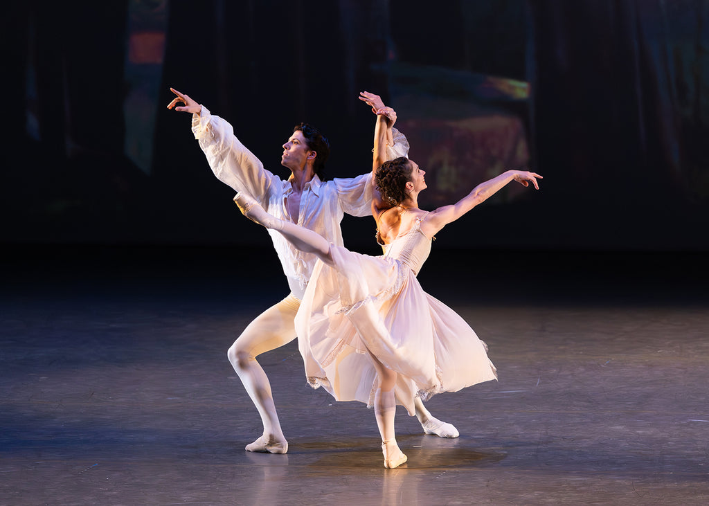 Polina Semionova and Martin Ten Kortenaar in excerpt from “Manon” by Kenneth MacMillan. Photograph by Luke Kwo