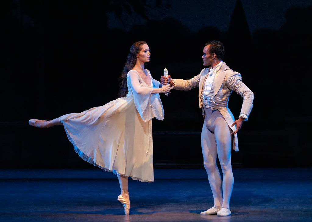 Unity Phelan and Taylor Stanley in George Balanchine’s “La Sonnambula.” Photograph by Erin Baiano