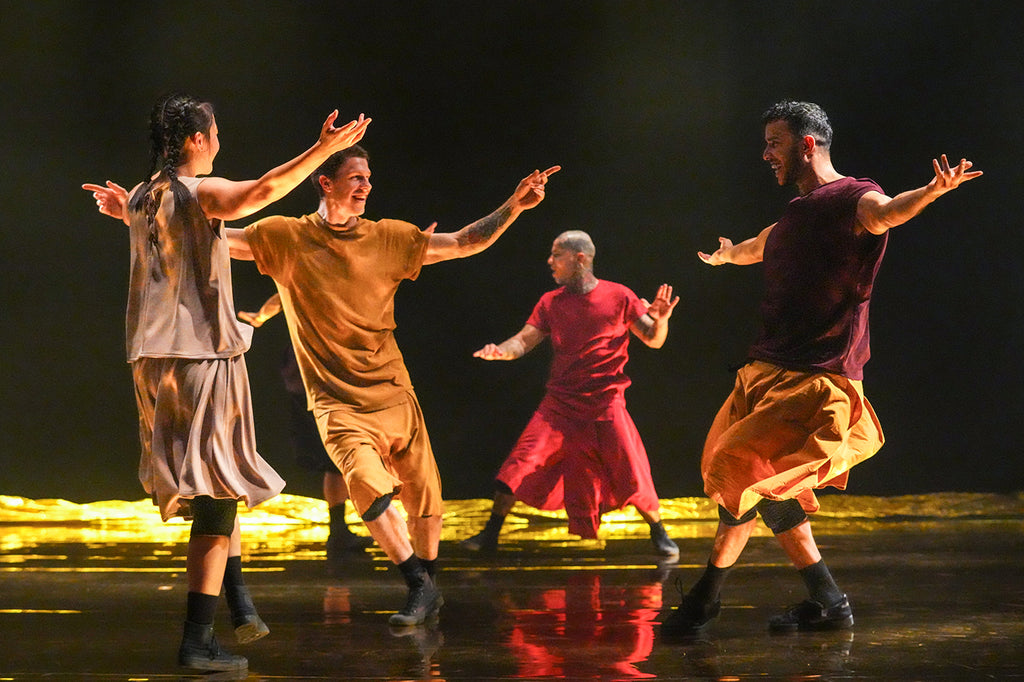 Compagnie Hervé Koubi in “Sol Invictus” by Hervé Koubi. Photograph by Steven Pisano