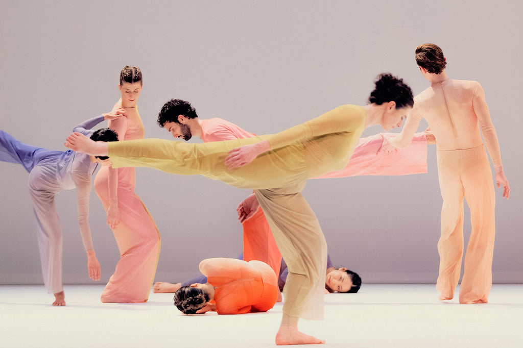 Pam Tanowitz Dance in “Pastoral” by Pam Tanowitz. Photograph by Lawrence Sumulong