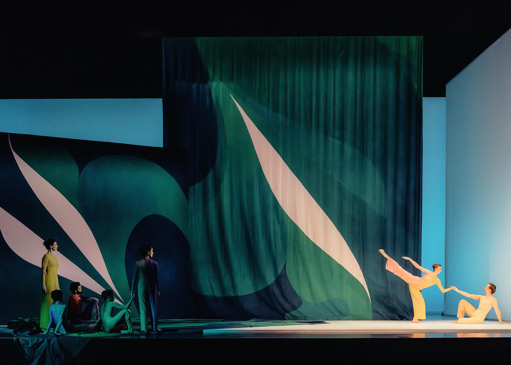 Pam Tanowitz Dance in “Pastoral” by Pam Tanowitz. Photograph by Lawrence Sumulong