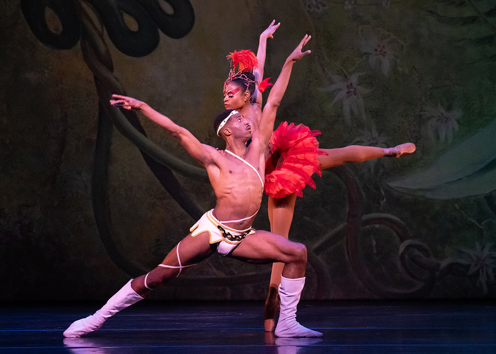 Dance Theatre of Harlem in “Firebird” by John Taras. Photograph by Steven Pisano
