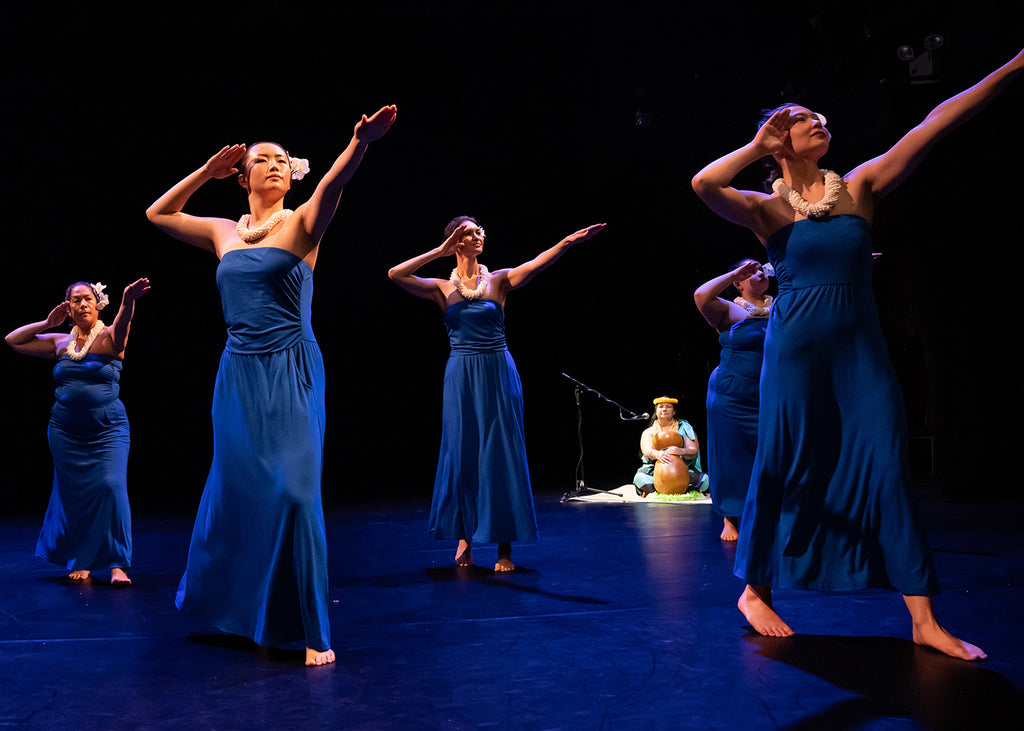 Dancers Unlimited in “Edible Tales: Ho’oulu.” Photograph by Steven Pisano