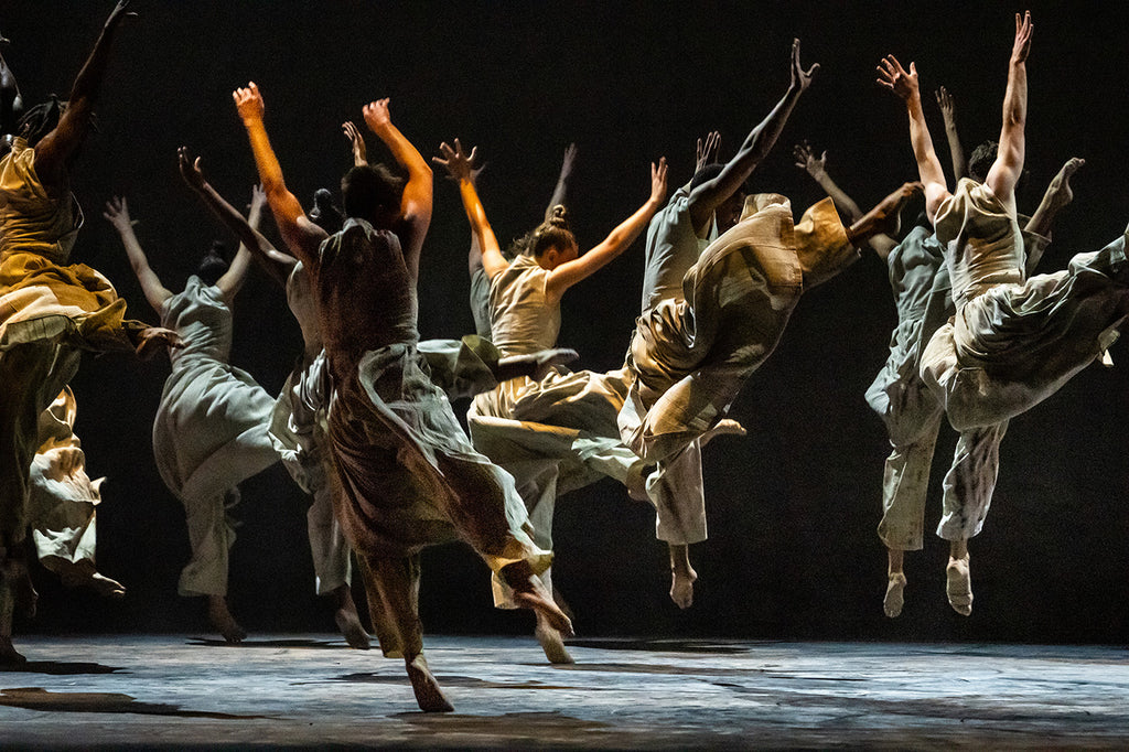 Boston Ballet in Akram Kahn’s “Vertical Road (Reimagined) 2023.” Photograph by Steven Pisano 
