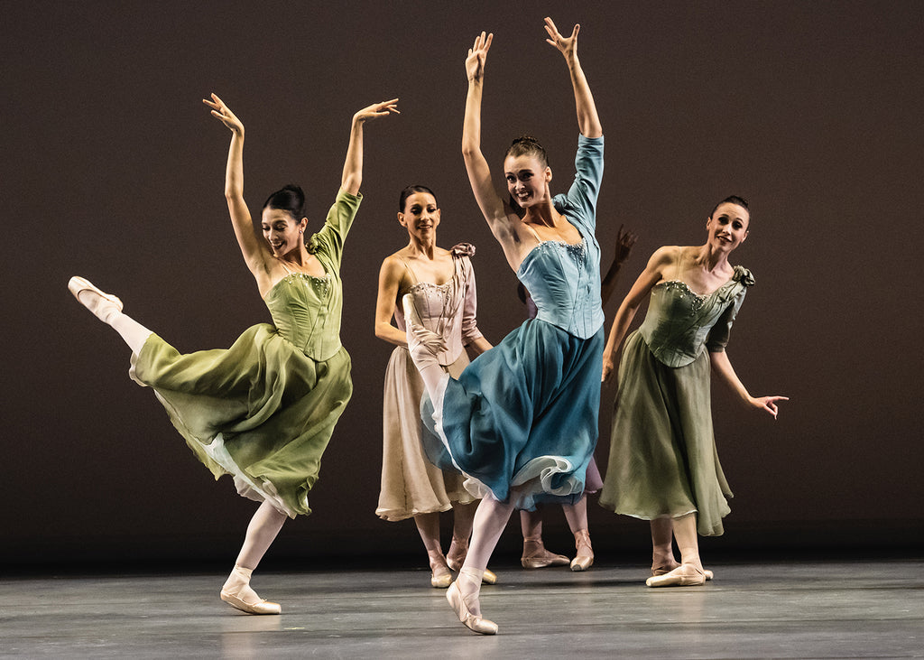 Miami City Ballet in Alexei Ratmansky's “Roses from the South: Three Waltzes for Toby.” Photograph by Steven Pisano