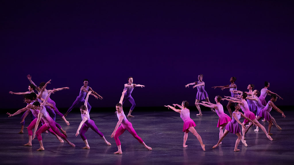 School of American Ballet students in “Proof of Light” by Kiyon Ross at the School of American Ballet's 2026 Workshop Performances. Photograph by Rosalie O'Connor
