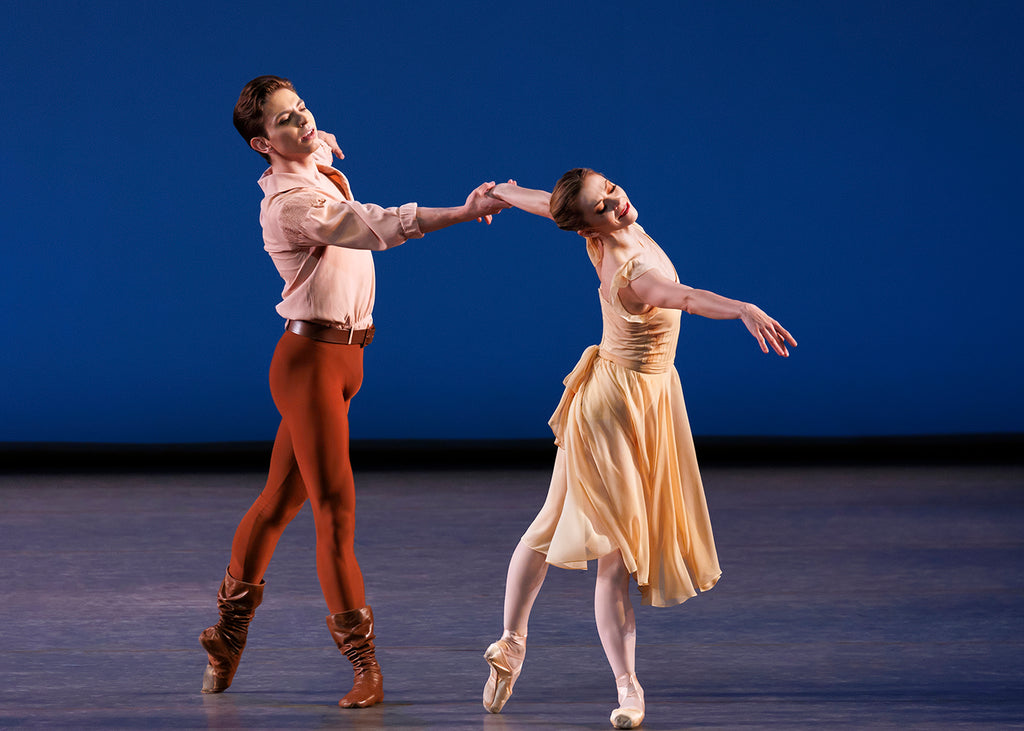 Andres Zuniga and Megan Fairchild in Jerome Robbins’ “Dances at a Gathering.” Photograph by Erin Baiano