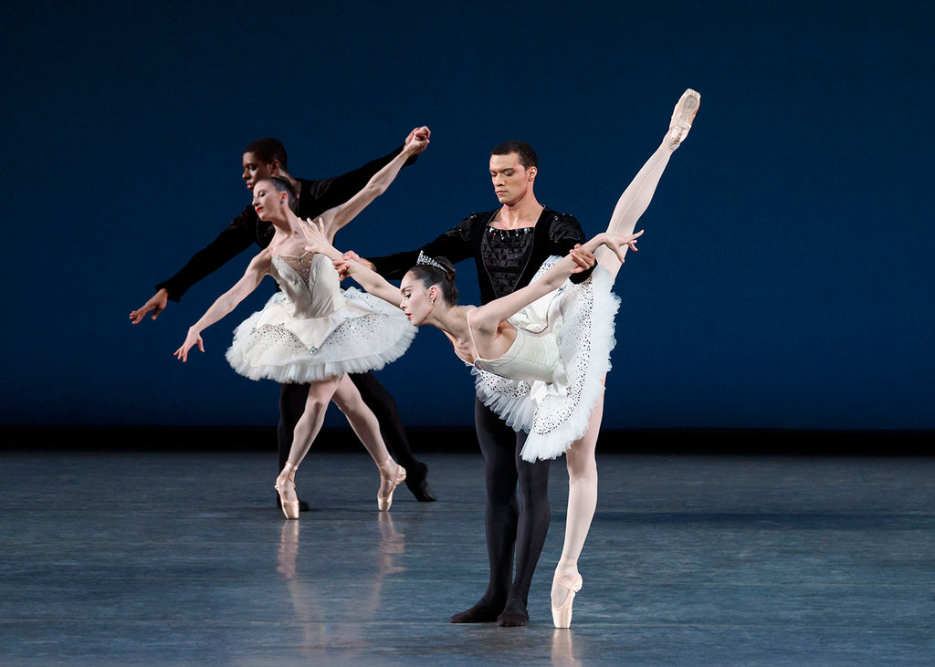 Mira Nadon and Preston Chamblee in George Balanchine’s “Symphony in C.” Photograph by Erin Baiano