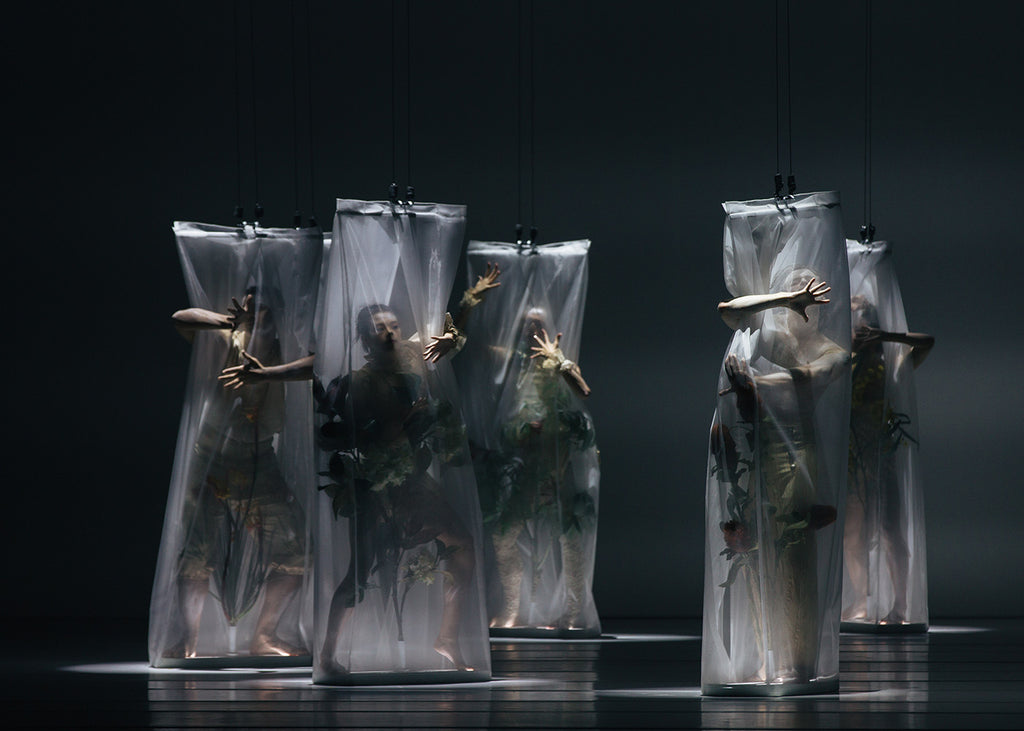 The Australian Ballet and Bangarra Dance Theatre in “Flora” by Frances Rings. Photograph by Kate Longley