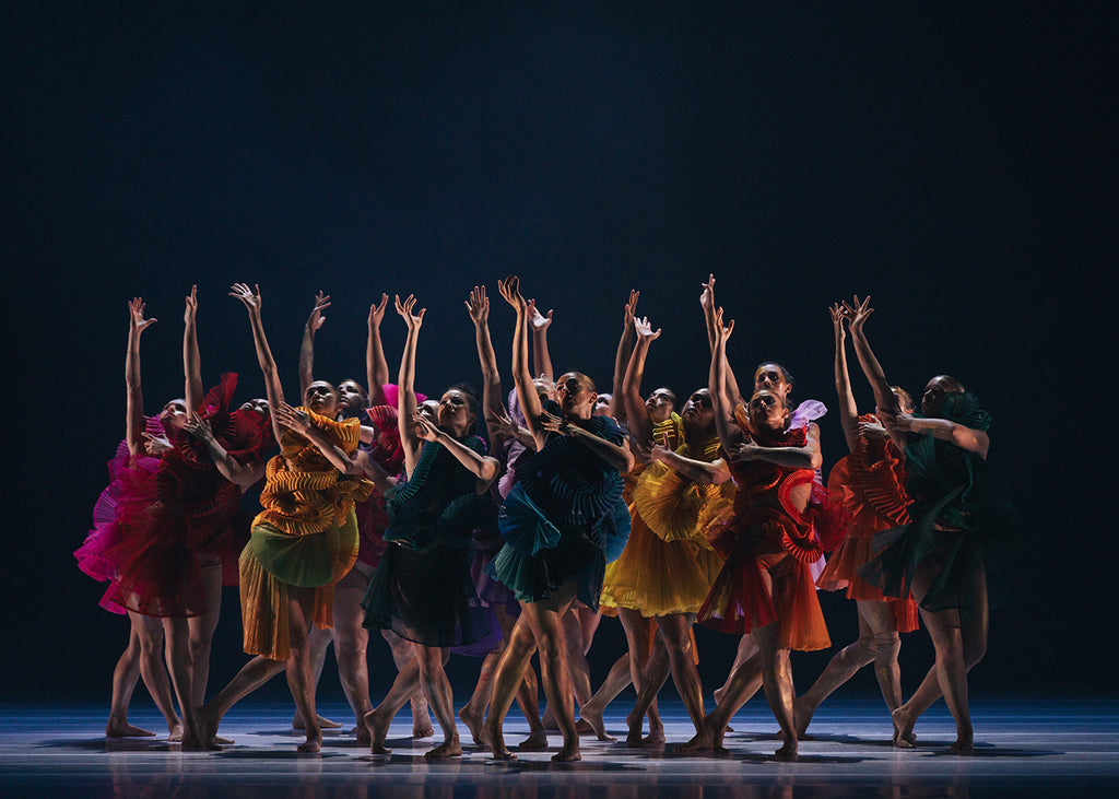 The Australian Ballet and Bangarra Dance Theatre in “Flora” by Frances Rings. Photograph by Kate Longley
