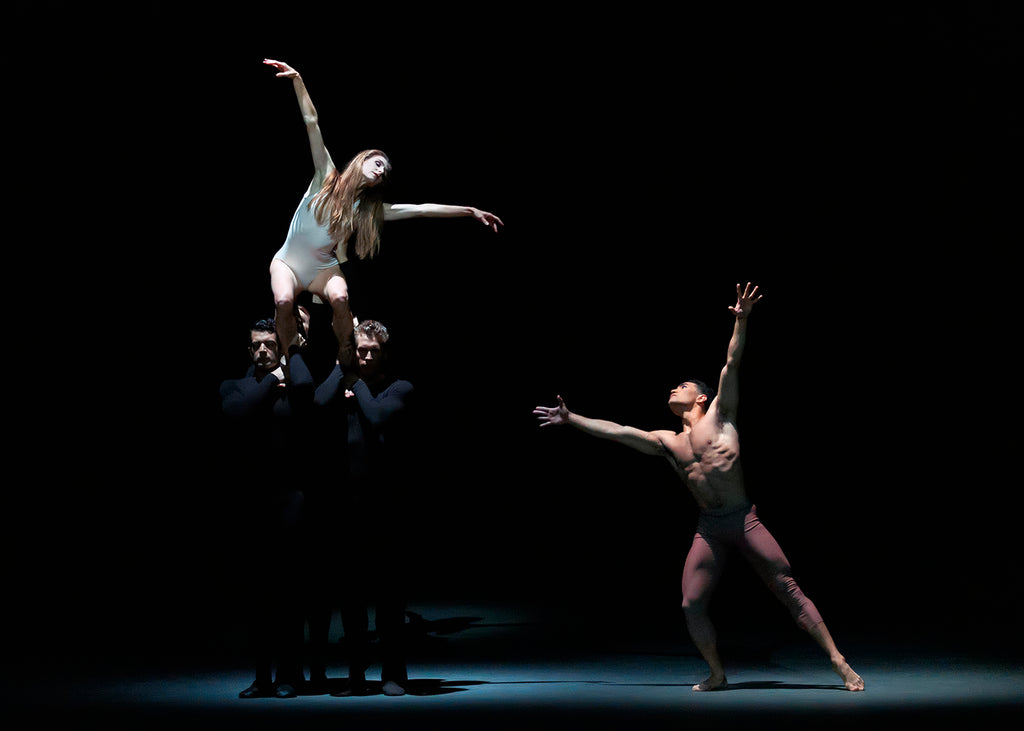 Ashley Laracey, Cainan Weber, and Company in George Balanchine’s “The Unanswered Question (from Ivesiana).” Photograph by Erin Baiano