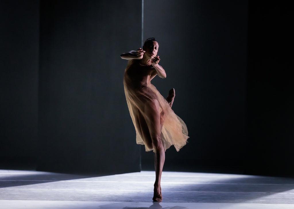 Adji Cissoko in “Ode to Alice Coltrane” by Alonzo King. Photograph by Chris Hardy