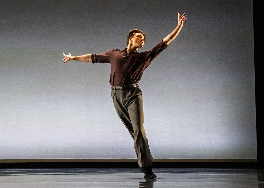 Alban Lendorf in “Real Truth” by Tiler Peck. Photograph by Steven Pisano