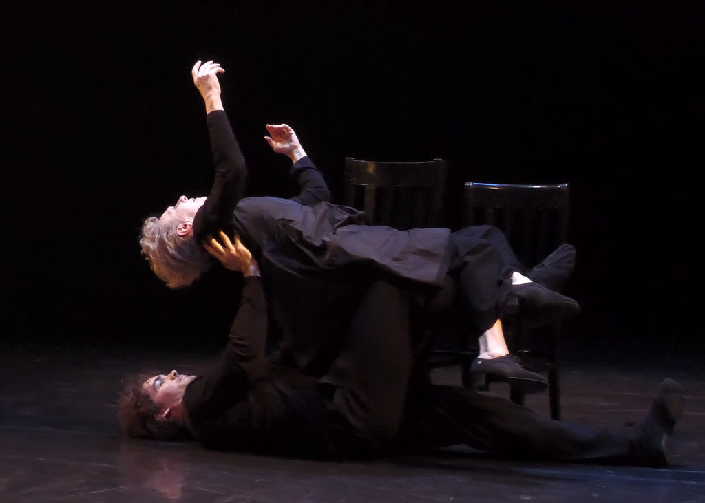 Beth Corning and Evan Fisk in “Foolish Assumptions.” Photogarph by Frank Walsh, courtesy of CorningWorks