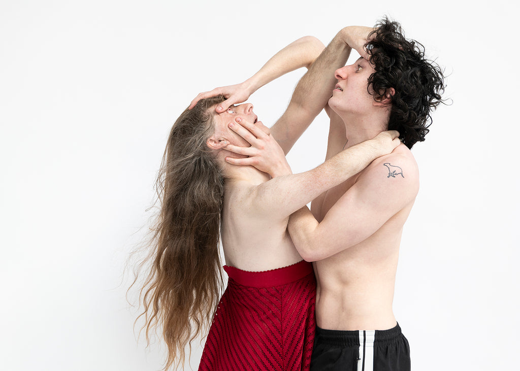 Bobbi Byrne and Ben Sullivan in “The Act of Existing” by Philip Connaughton for Croí Glan. Photograph by​ David Keegan