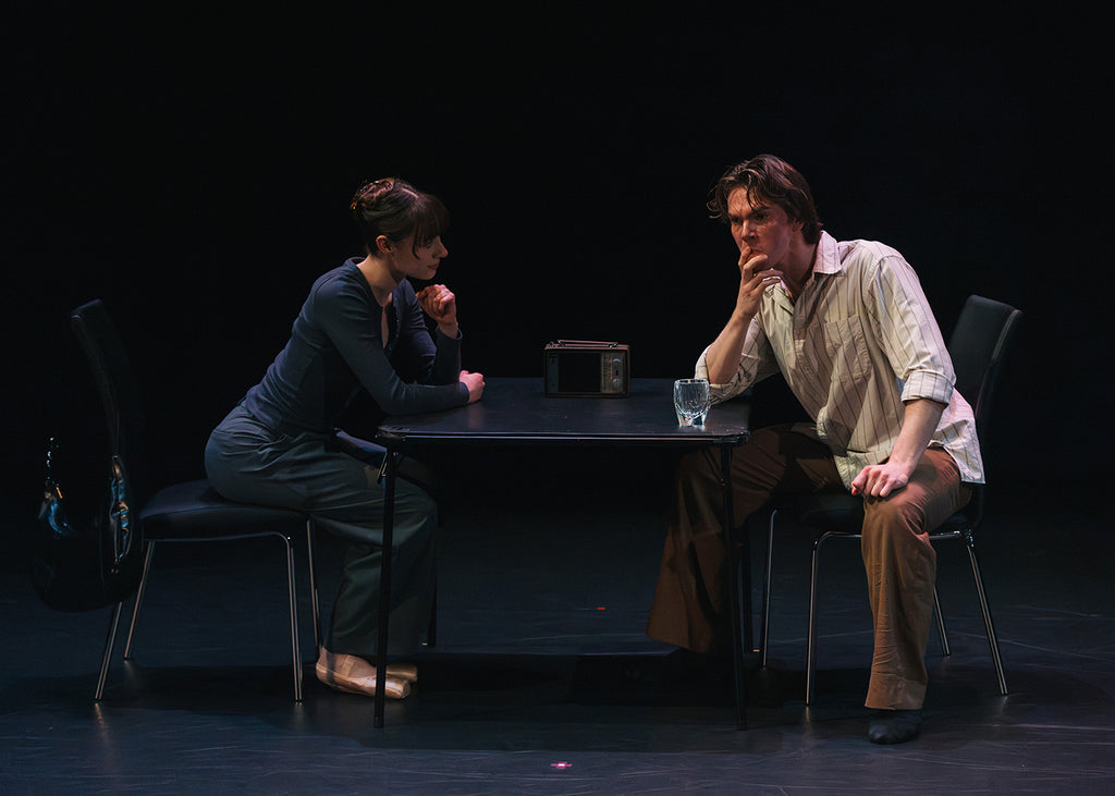 Montana Rubin and Drew Hedditch in “Holding You” by Lilla Harvey. Photograph by Kate Longley