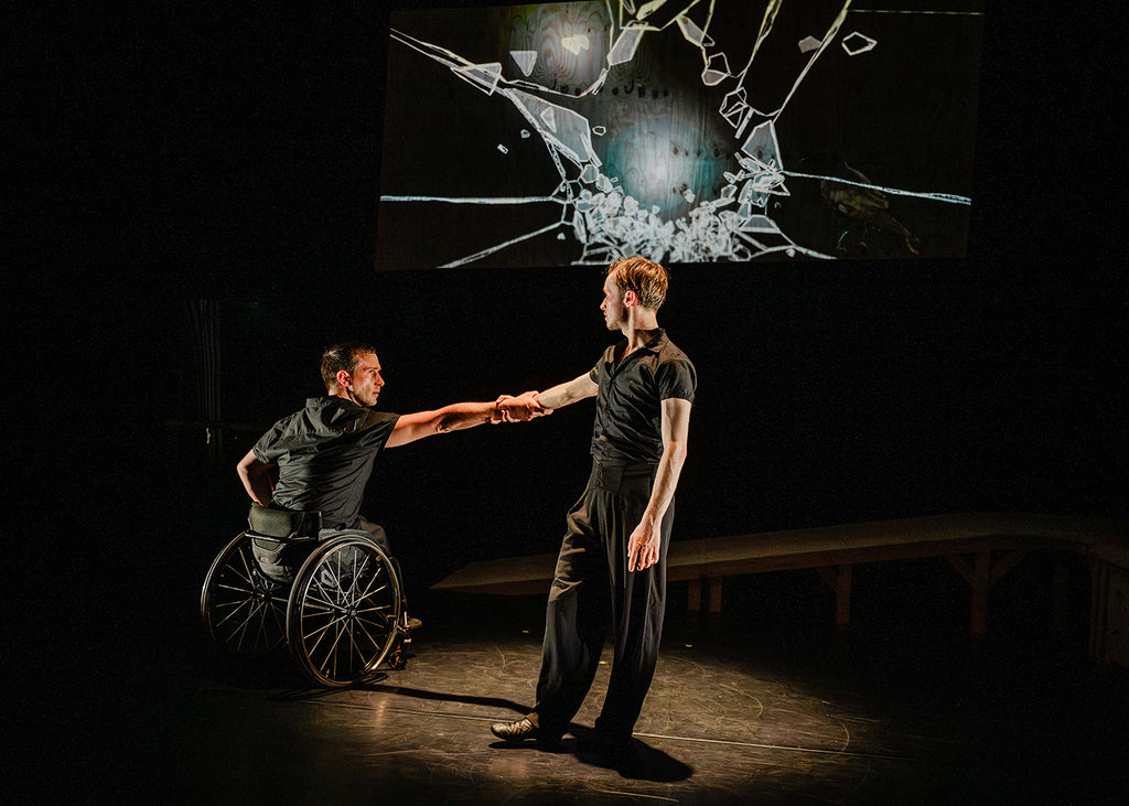 Ross Malloy and Piotr Iwanickl in “Boys Don't Dance” by Marc Brew. Photograph by Brian Hartley