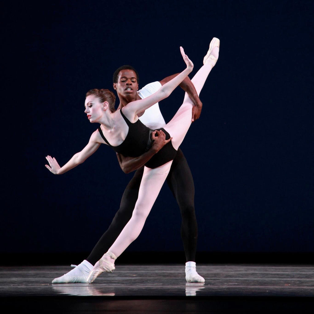 Christopher McDaniel and Alyssa Harrington in George Balanchine's “Four Temperaments.” Photograph by Nathaniel Solis