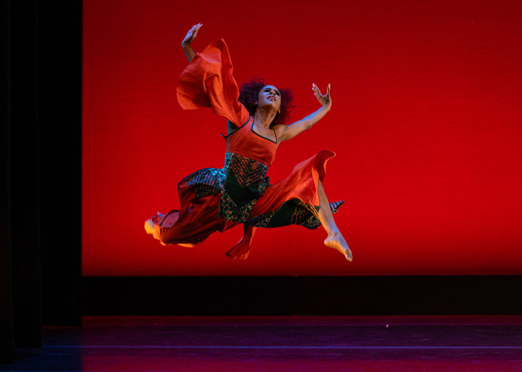 Samiya Lynnice in “Upside Down” by Brown. Photograph by Quinn Wharton