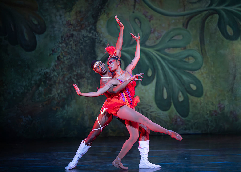 Derek Brockington and Alexandra Hutchinson in “Firebird” by John Taras. Photograph by Rachel Papo
