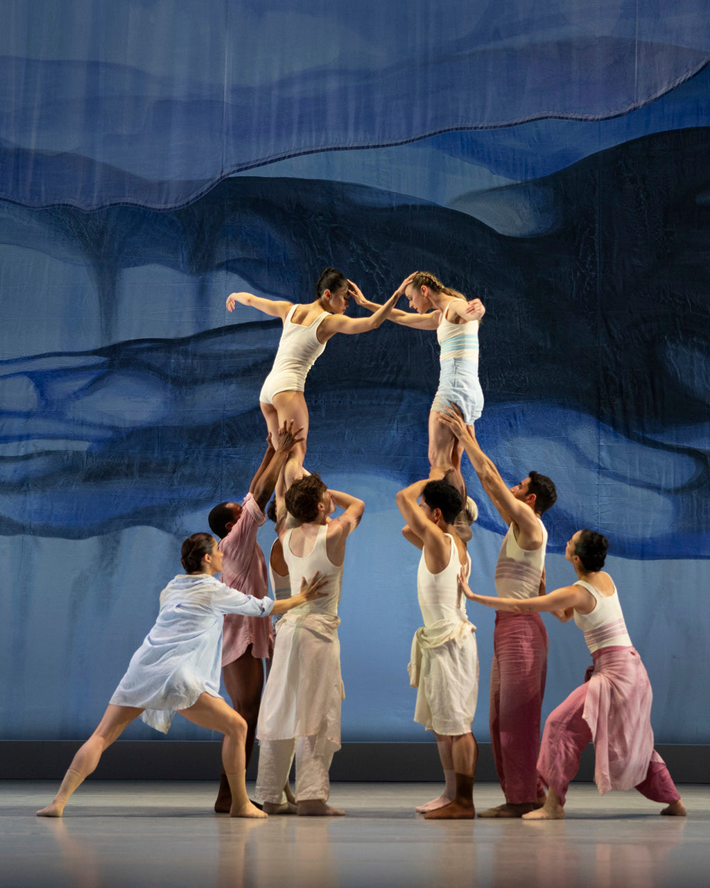 Ballet X in “Summer” by Morgann Runacre-Temple, part of “The Four Seasons Reimagined.” Photograph by Vikki Sloviter for BalletX