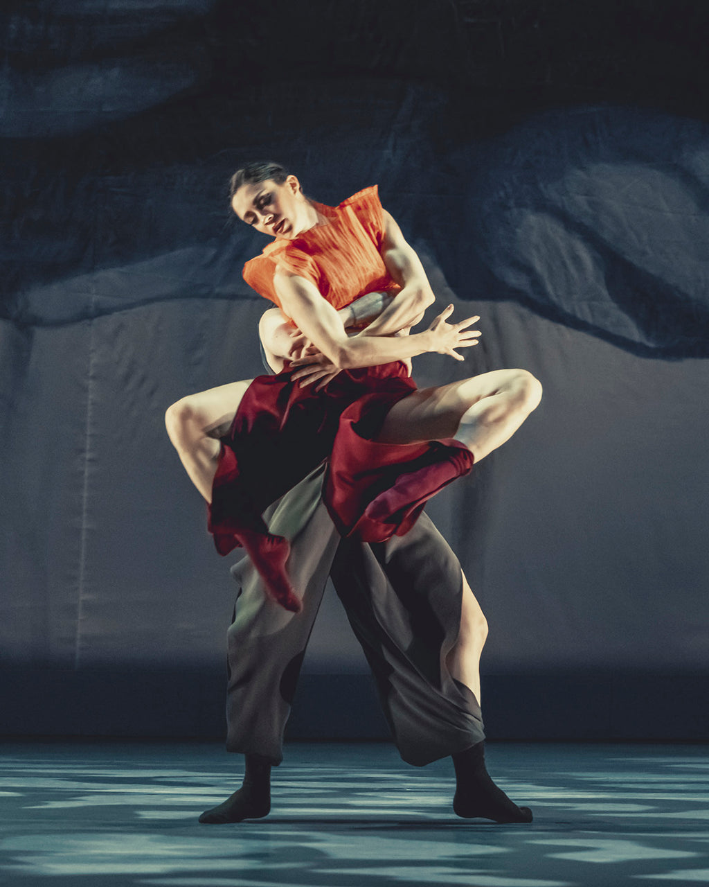 Francesca Forcella in “Autumnr” by Penny Saunders, part of “The Four Seasons Reimagined.” Photograph by Vikki Sloviter for BalletX