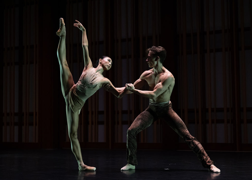 Isabella Seo and Gabriel Wright in “Transcendence” by Reka Gyulai. Photograph by Hannah Cox