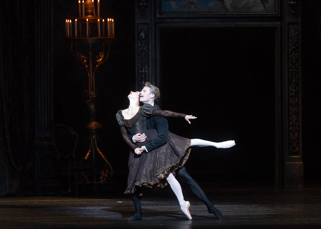 Christine Shevchenko and Jarod Curley in “Onegin” by John Cranko. Photograph by Natalia Sánchez