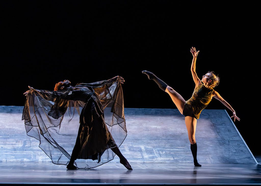 Rishan Benjamin and Kayla-Maree Tarantolo in “Entress” by Julia Cheng. Photograph by Andy Ross