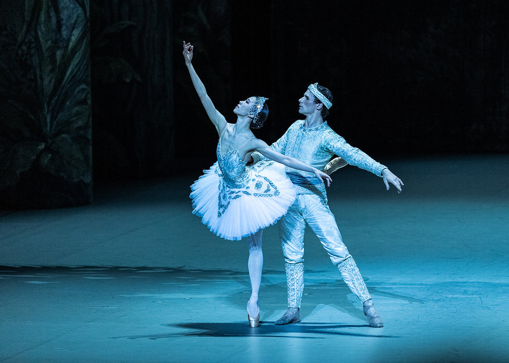 Paul Marque and Sae Eun Park in “La Bayadère” by Rudolph Nureyev. Photograph by Yonathan Kellerman | OnP