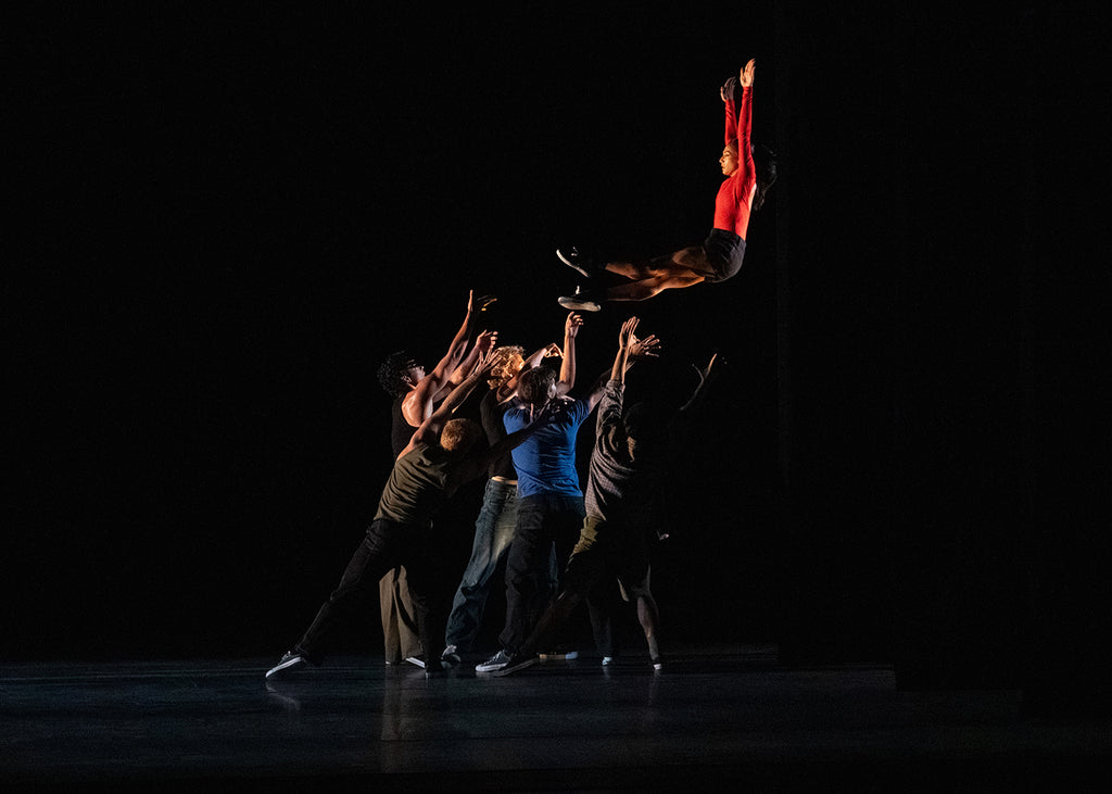 Miami City Ballet in “N.Y. Export: Opus Jazz” by Jerome Robbins. Photograph by REN Media, courtesy of Miami City Ballet 
