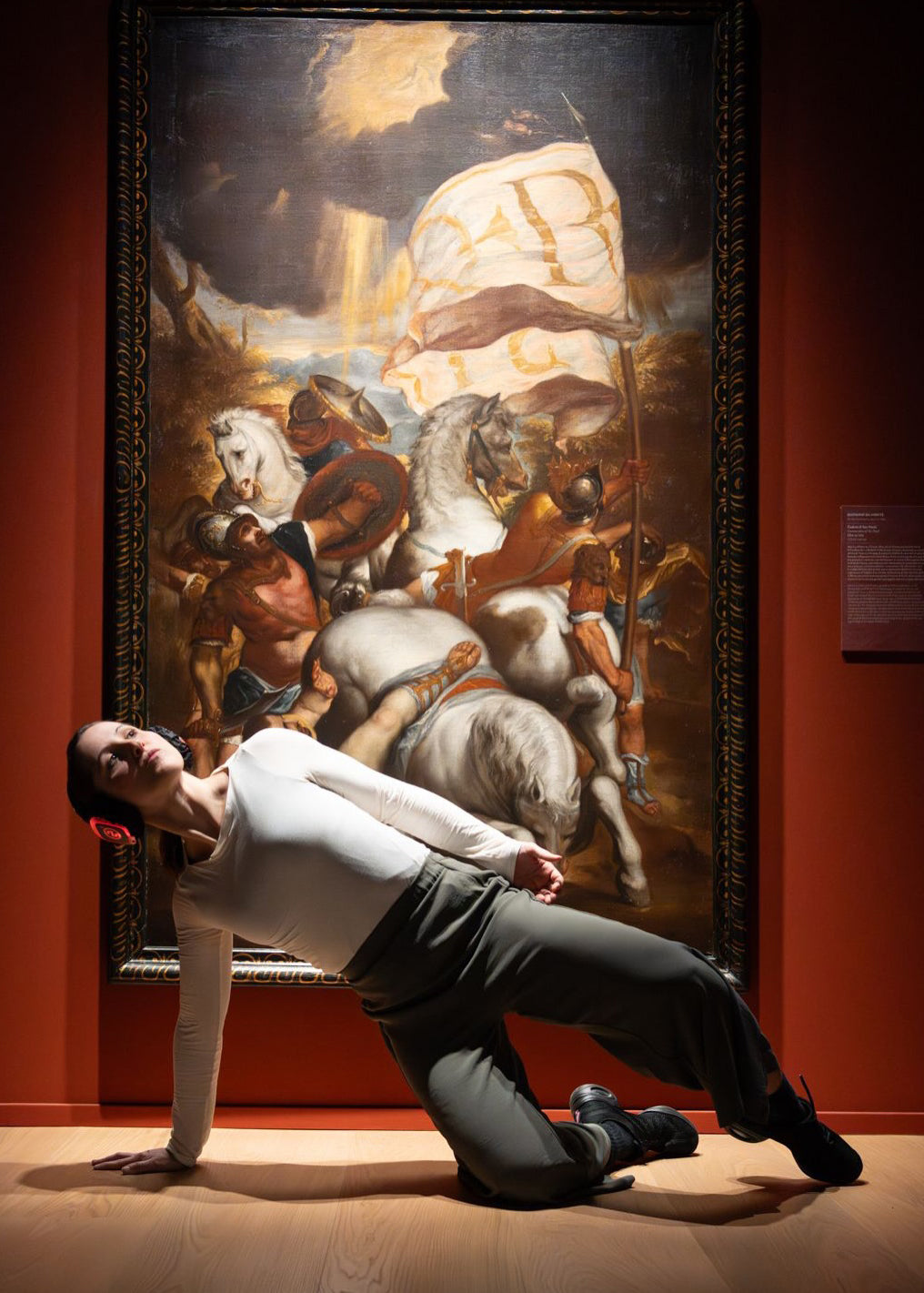 “Me Time—Danza al Museo” by Camilla Monga. Photograph courtesy of Palazzo Maffei Verona