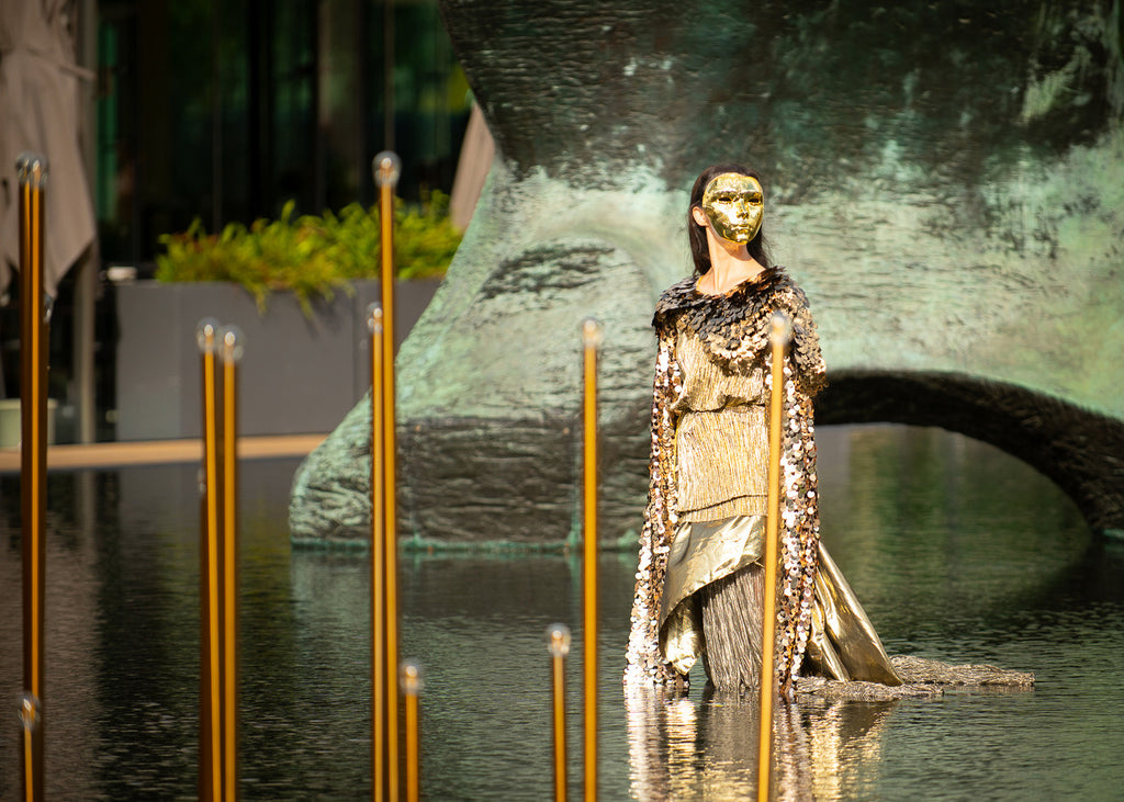 Vangeline in “Naiad Metal.” Photograph by Michael Blase