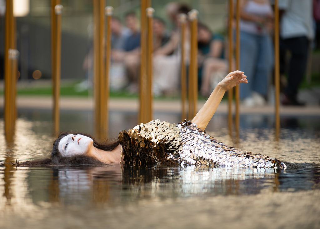 Vangeline in “Naiad Metal.” Photograph by Michael Blase