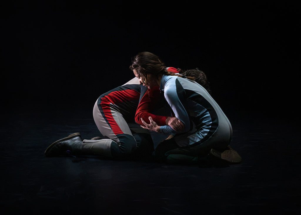 Harrison Ritchie-Jones and Michaela Tancheff in “R.A.I.N” by Ritchie-Jones. Photograph by Darren Gill
