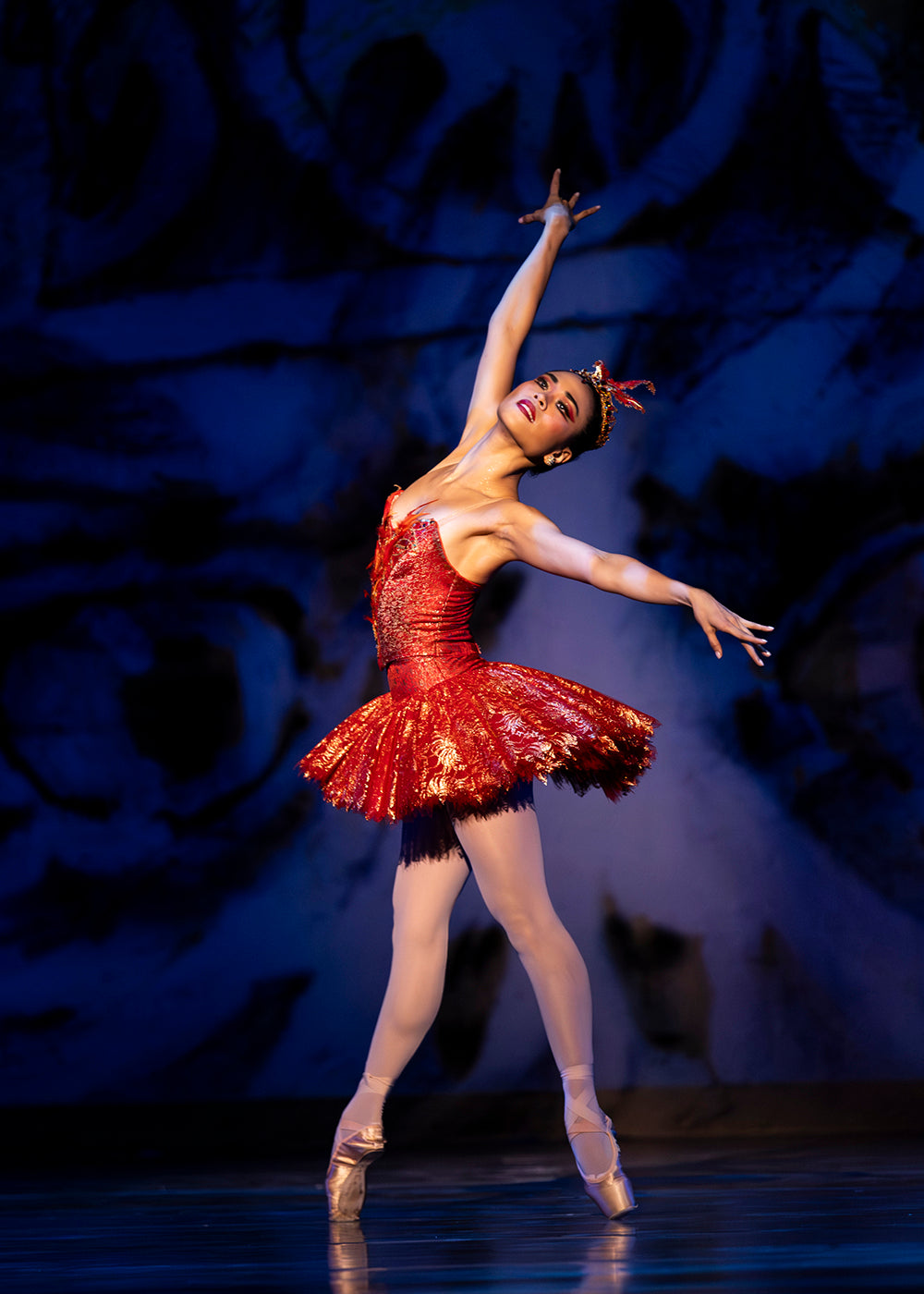 Angelica Generosa in Kent Stowell's “Firebird.” Photograph by Angela Sterling