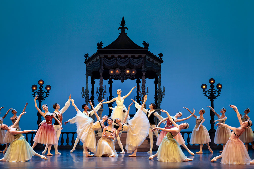 Students of the Paris Opera Ballet School in “Soir de fête” by Léo Staats. Photograph by Svetlana Loboff | OnP