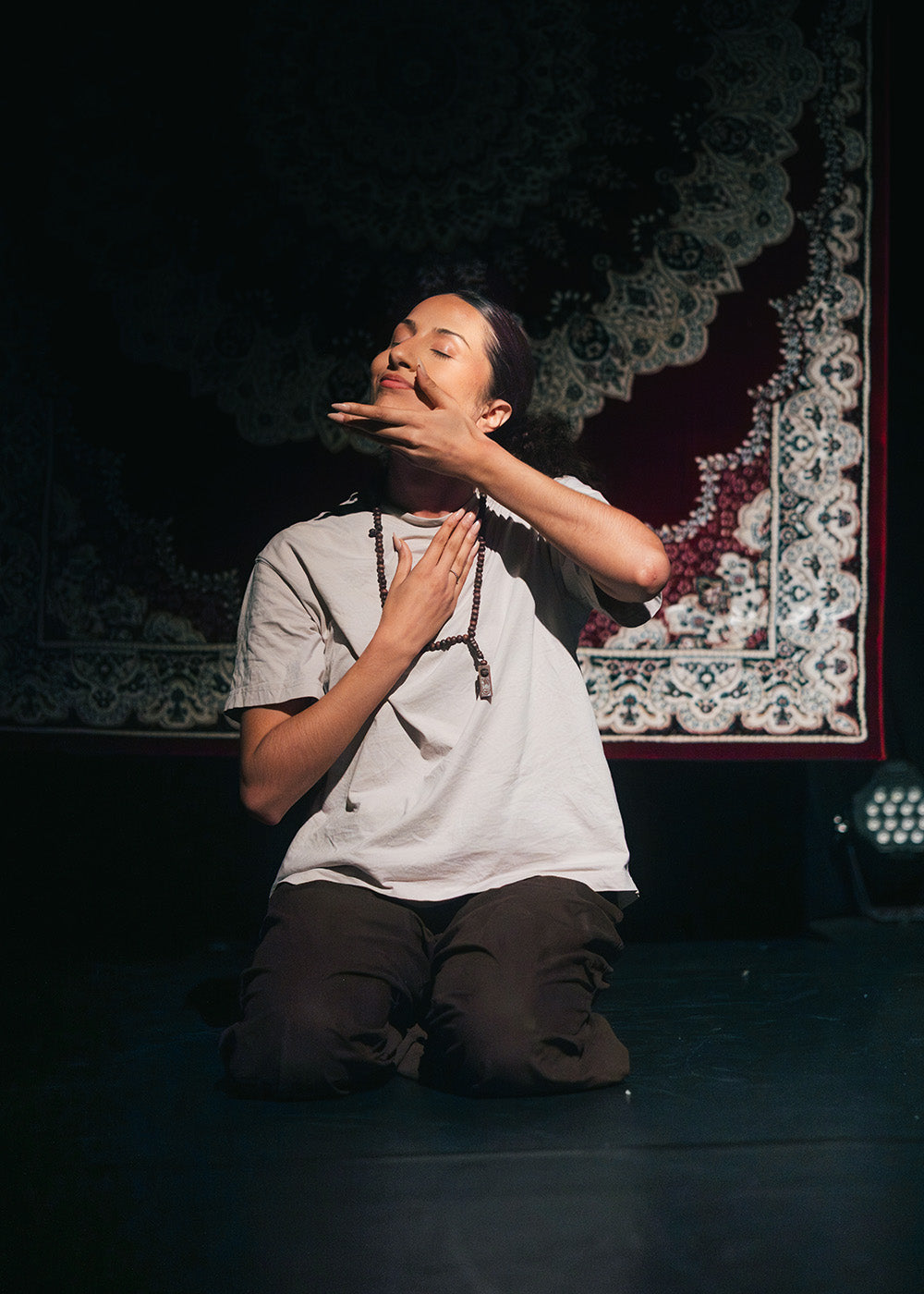 Siham Enna in “Sab'r.” Photograph courtesy of the artist