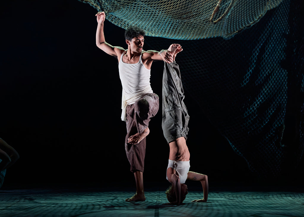 Bangarra Dance Theatre in “Keeping Grounded” by Glory Tuohy-Daniell. Photograph by Daniel Boud