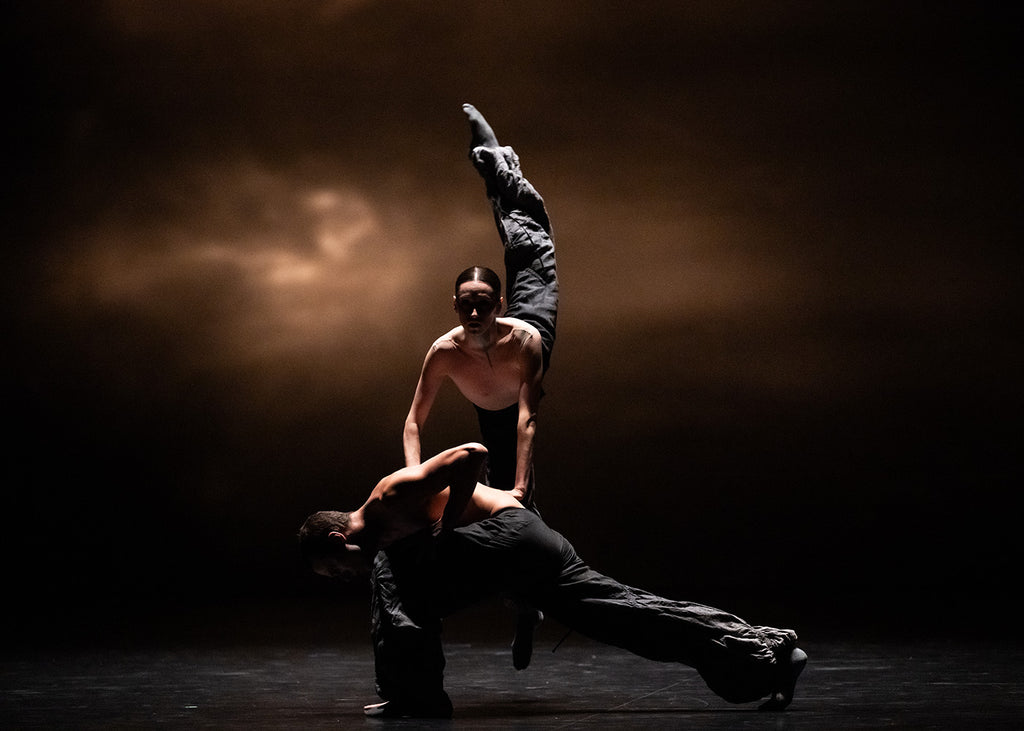 Silvia Saint-Martin and Jérémy-Loup Quer in “The Seasons’ Canon” by Crystal Pite. Photograph by Julien Benhamou | OnP