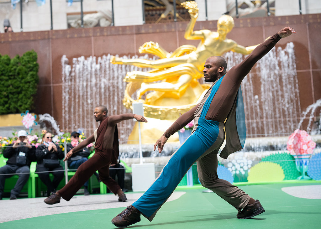 Jamaal Bowman and Donovan Reed in “MotorRover” by Kyle Abrahams. Photograph courtesy of Dance Reflections by Van Cleef &amp; Arpels