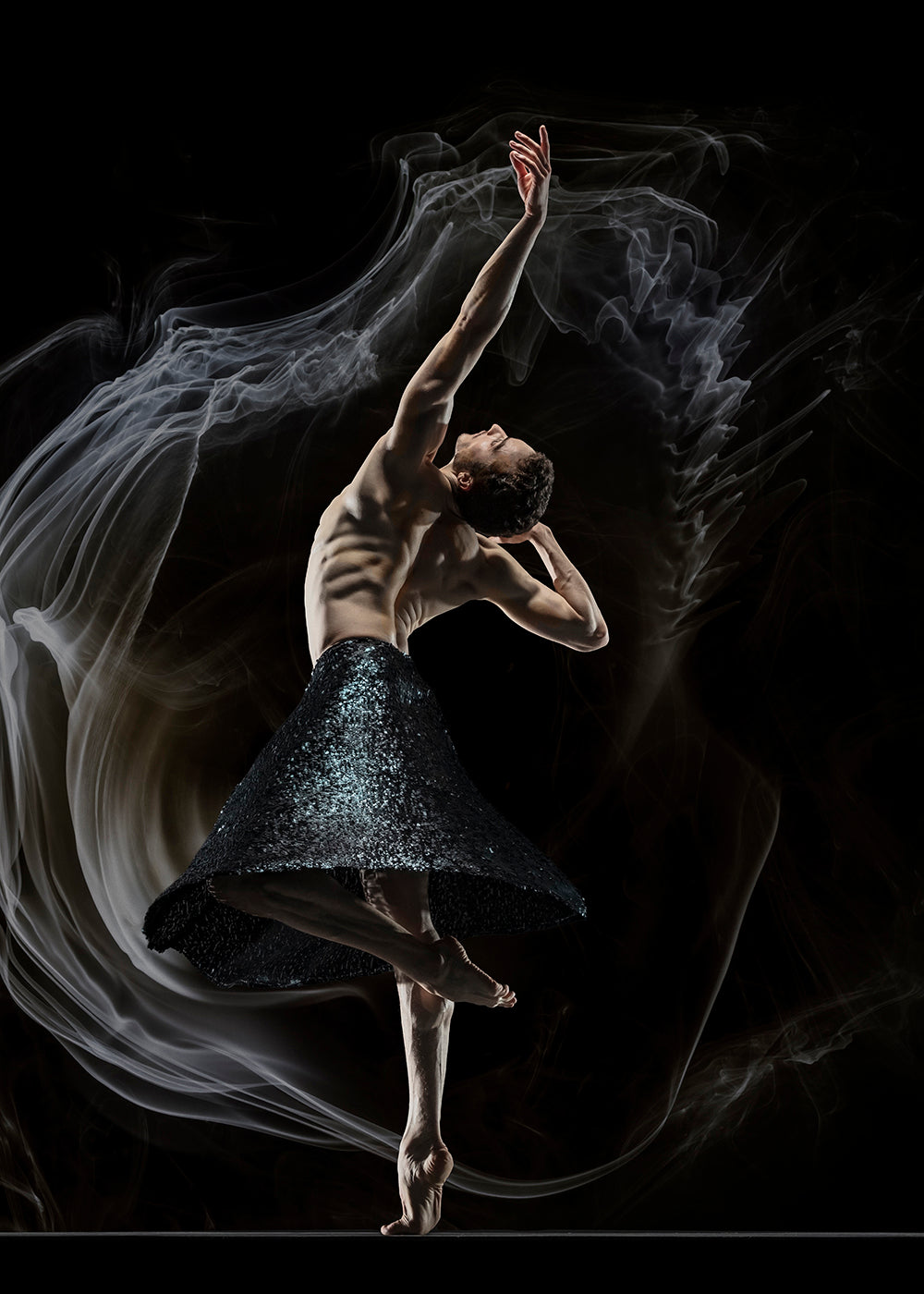 Theo Duff Grant in “Animal Movement Strength Training” by Alonzo King. Photograph by RJ Muna 