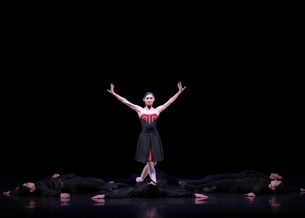 Yuri Kimura and dancers of the National Ballet of Japan in Hans van Manen’s “5 Tango’s.” Photograph by Takashi Shikama