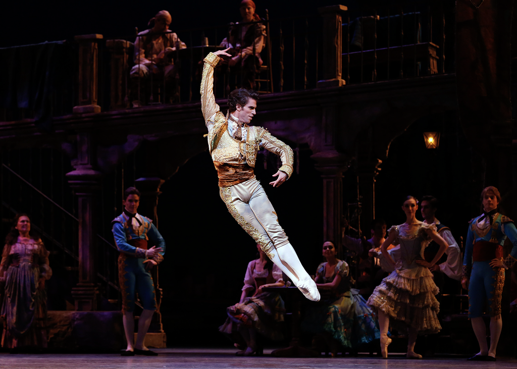 James Whiteside in “Don Quixote.” Photograph by Marty Sohl