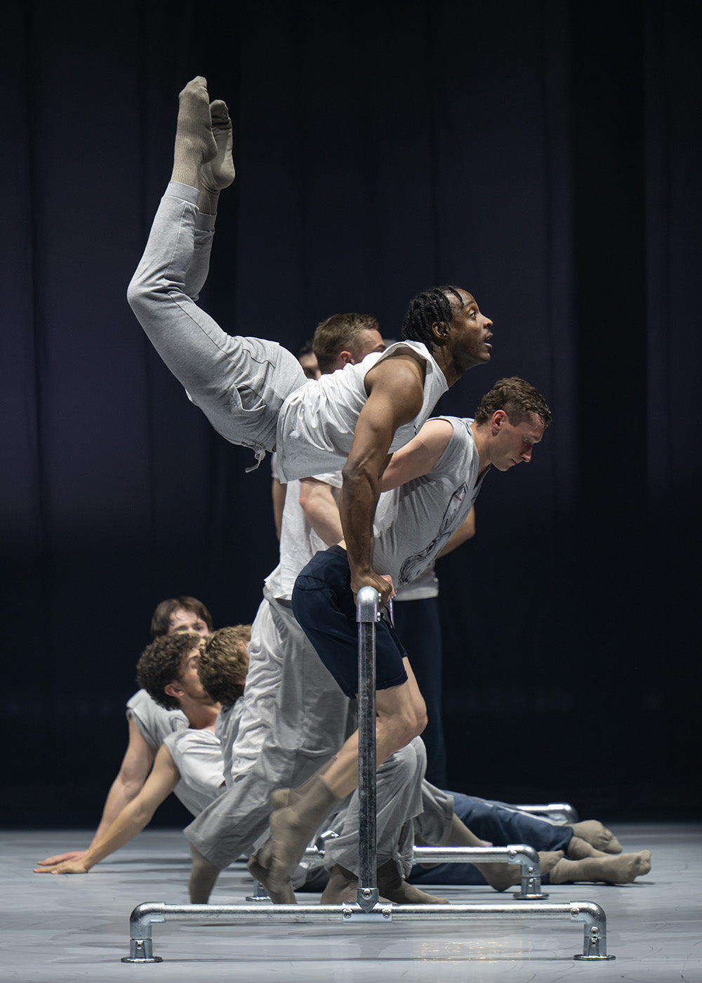 BalletBoyz in Javier de Frutos’s “Fiction.” Photograph by Amber Hunt