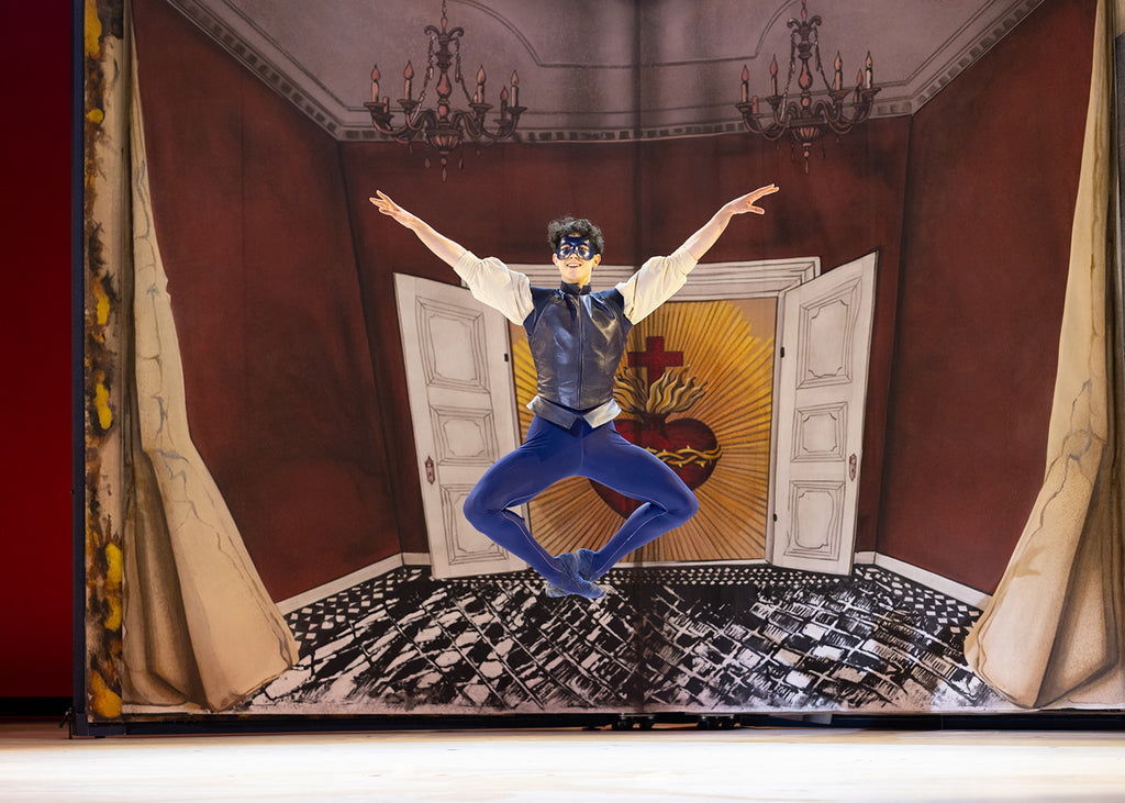 Jorge Garcia Alonso of Philadelphia Ballet in “Romeo and Juliet” by Juliano Nunes. Photograph by Alexander Iziliaev