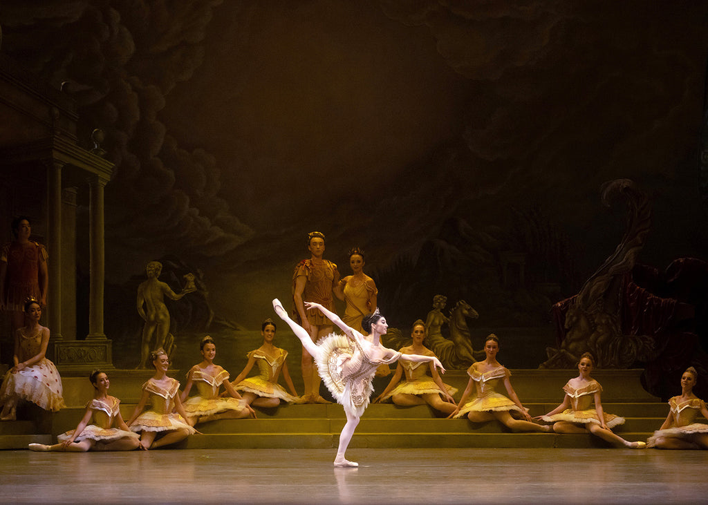 Chloe Misseldine and artists of the American Ballet Theatre in “Sylvia” by Frederick Ashton. Photograph by Nir Arieli