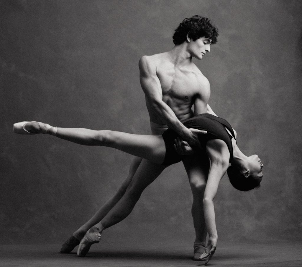 Angelo Greco and Natasha Sheehan of San Francisco Ballet. Photograph by Karolina Kuras