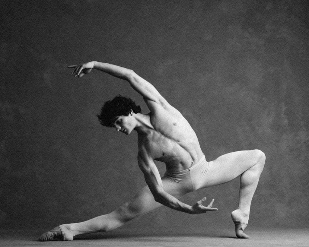 Angelo Greco of San Francisco Ballet. Photograph by Karolina Kuras